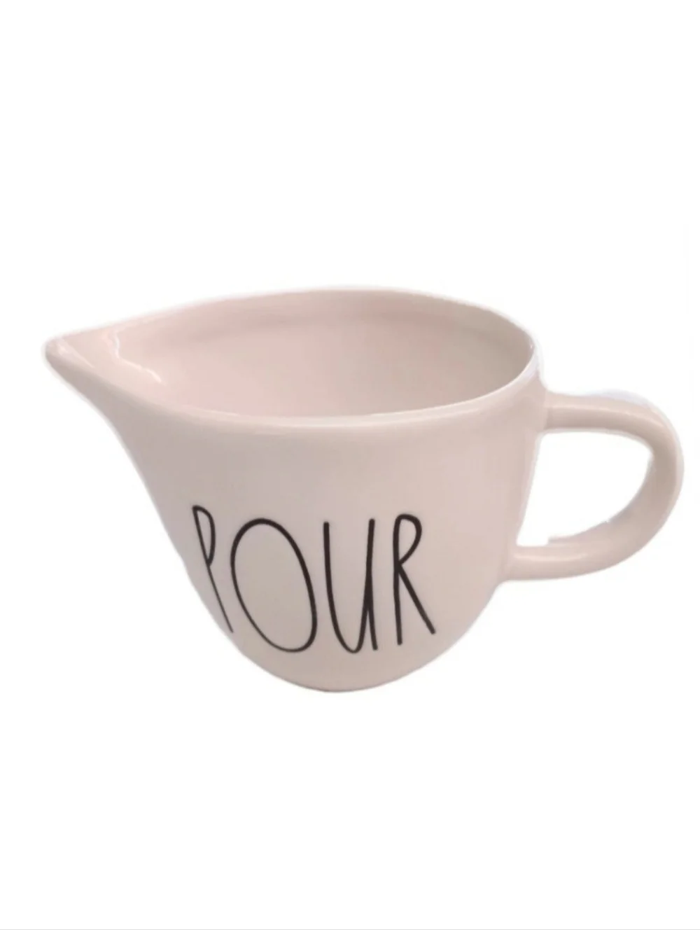 NWOT Rae Dunn Artisan Collection Ceramic White Creamer | POUR